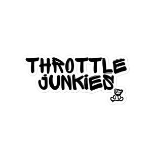 Throttle Junkies Bubble-free stickers