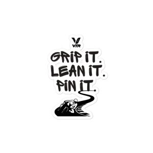 Grip it, Lean it, Pin it Bubble-free stickers