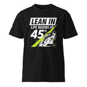 Life Begins at 45° Unisex premium t-shirt