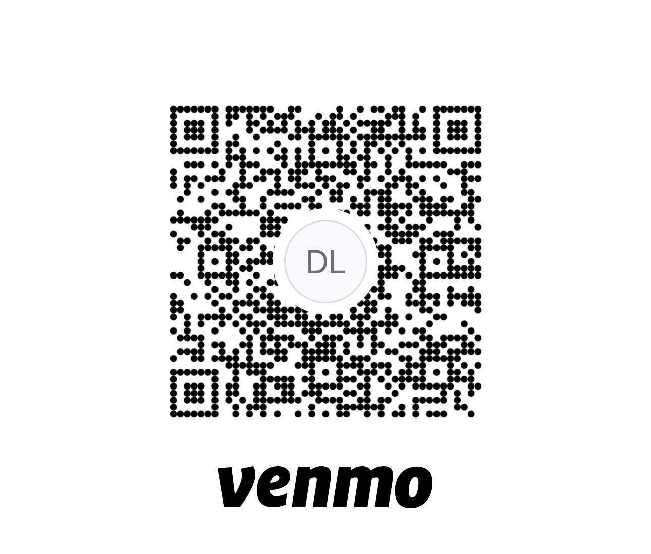 Venmo QR code to send $235 for the track day